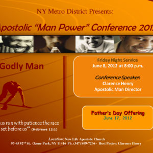 Apostolic Man Power Conference 2012
